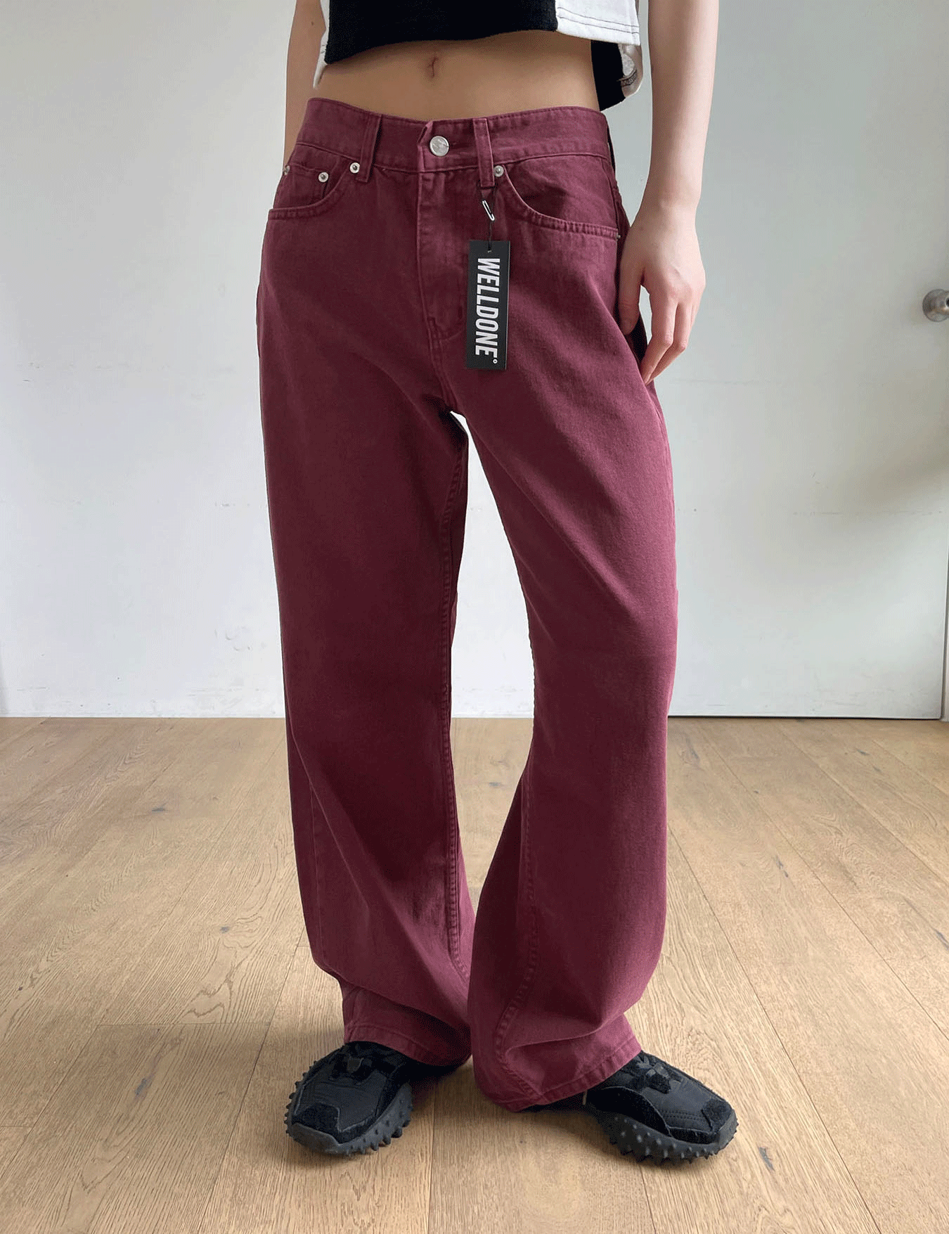 low-rise color jean (2color)