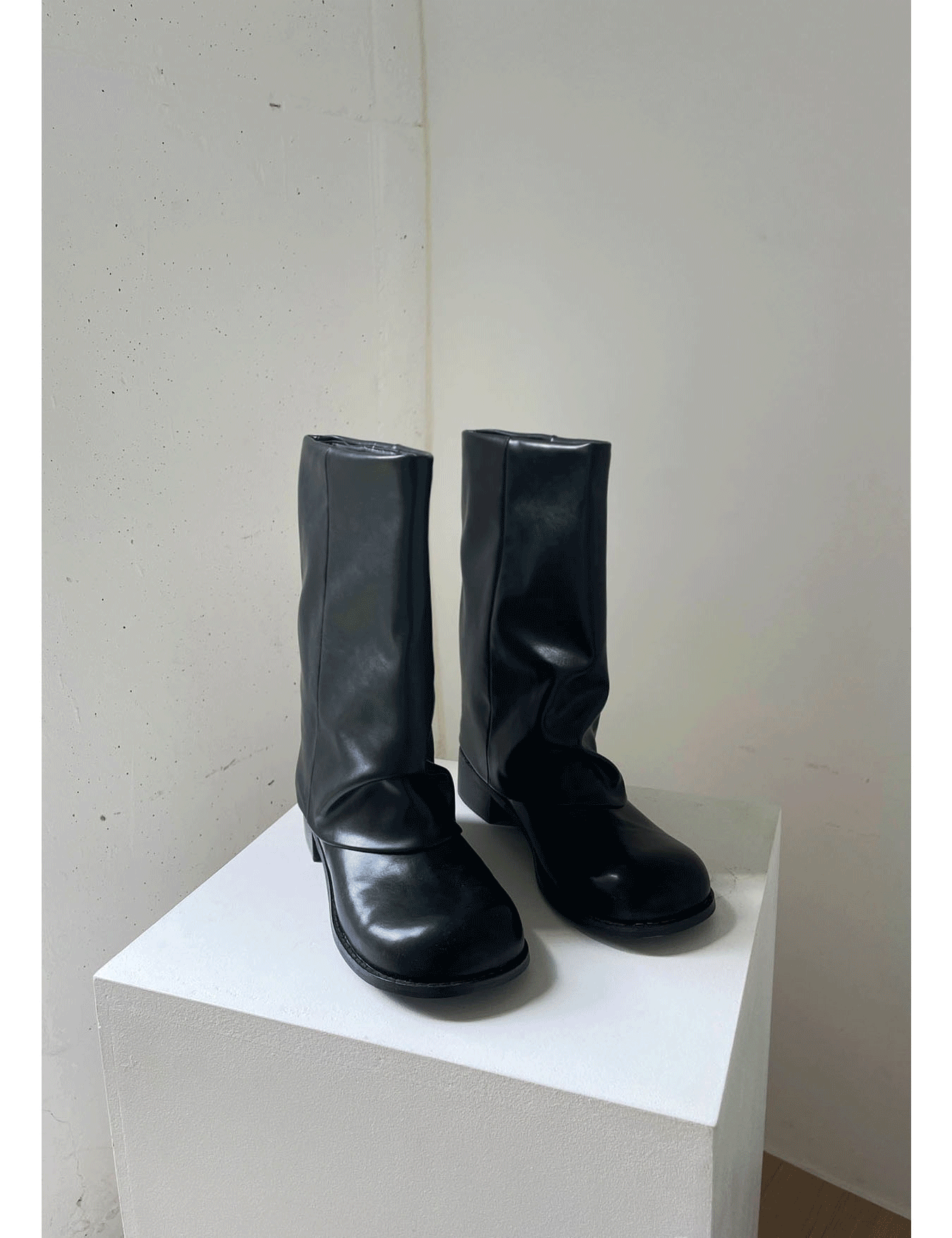round layered boots (2color)
