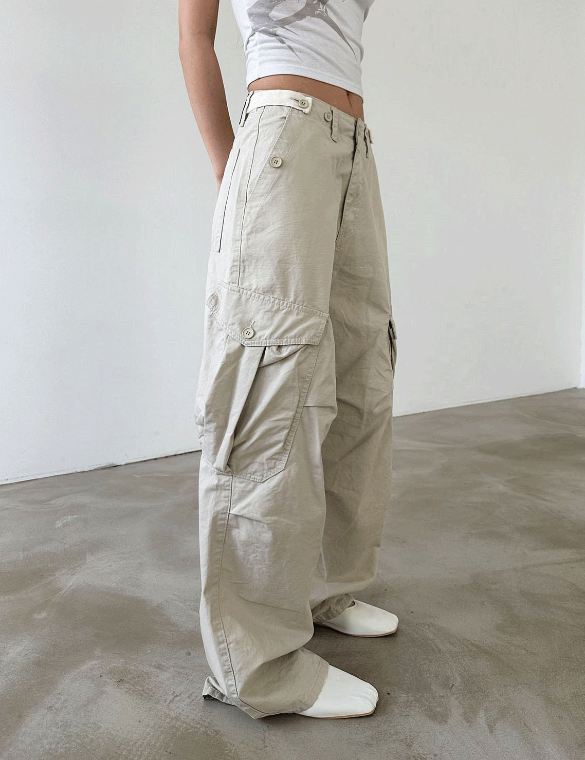 dutch cargo pants (3color)