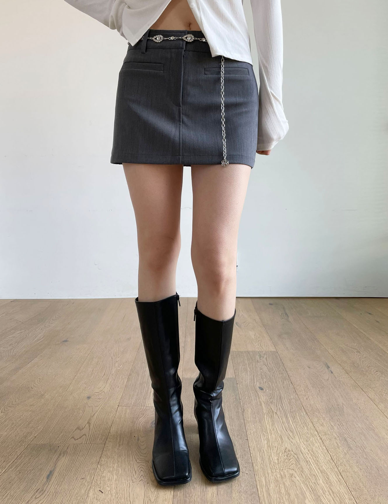 low classic skirt (2color)