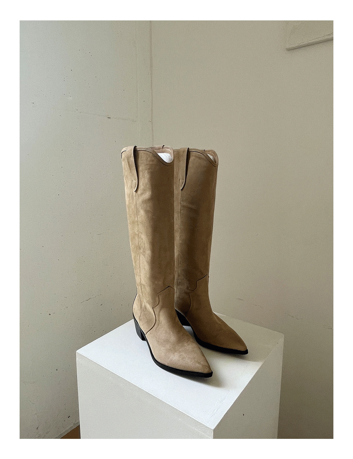 classic suede boots (2color)